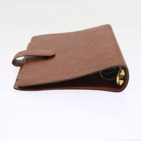 LOUIS VUITTON Epi Agenda MM Day Planner Cover Brown R20043 LV Auth 54212 - Picture 5 of 11